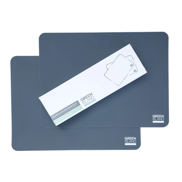 Silicone Baking Mat | 2 Pack | Green Island | Life Before Plastic